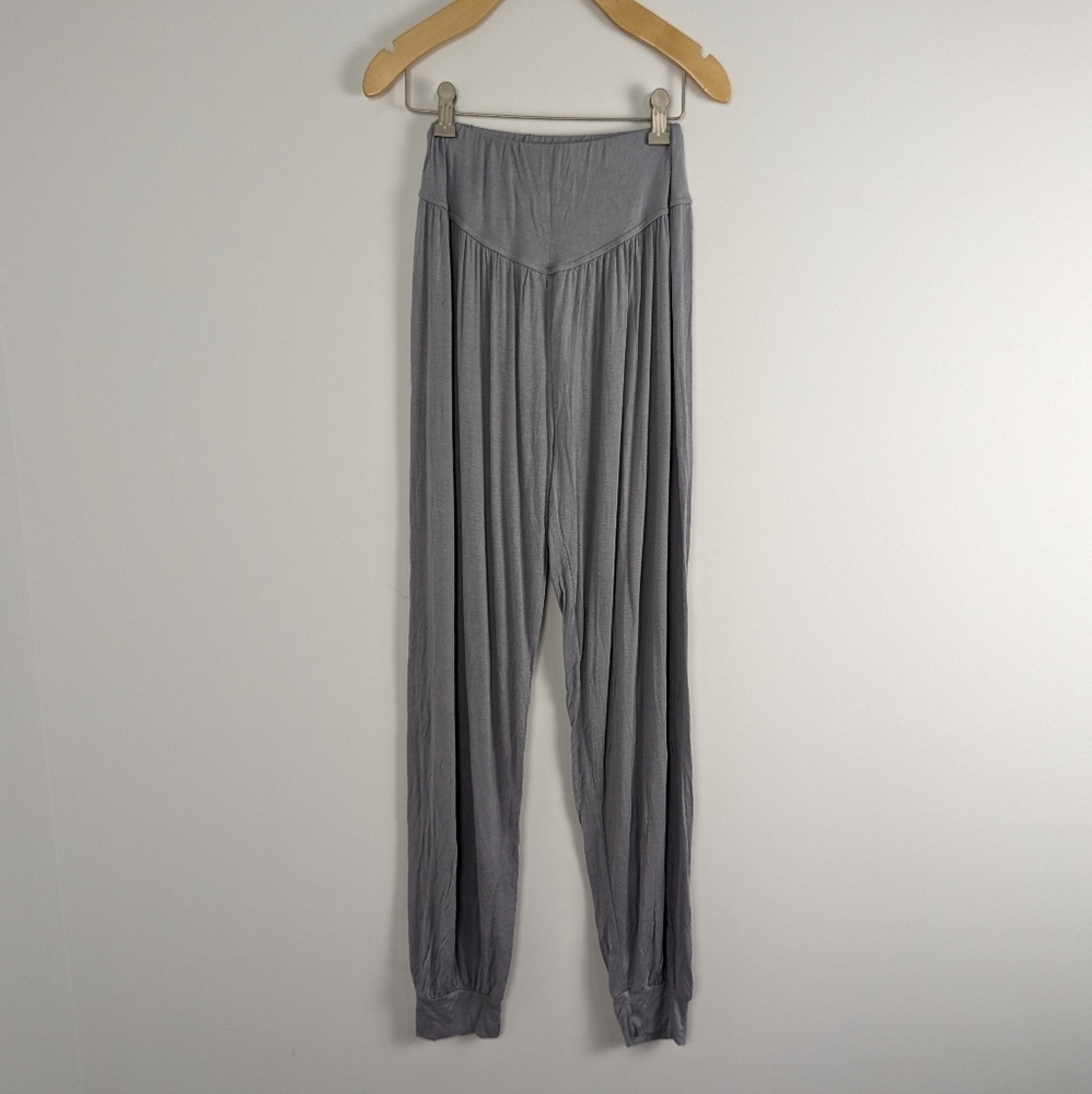 Soft Heather Grey Jogger-Style Pajama Pants - Women’s Size S Loungewear
